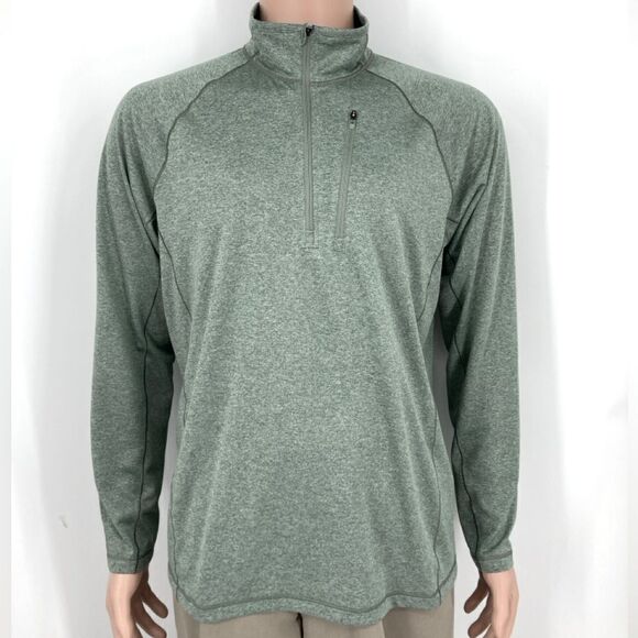 L.L.Bean Men’s Running Jacket 1/4 Zip Size M Like New - Picture 1 of 9